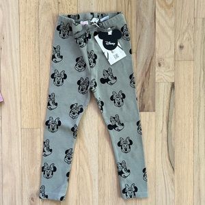 Minnie ribbed leggings 3-4 years- Zara